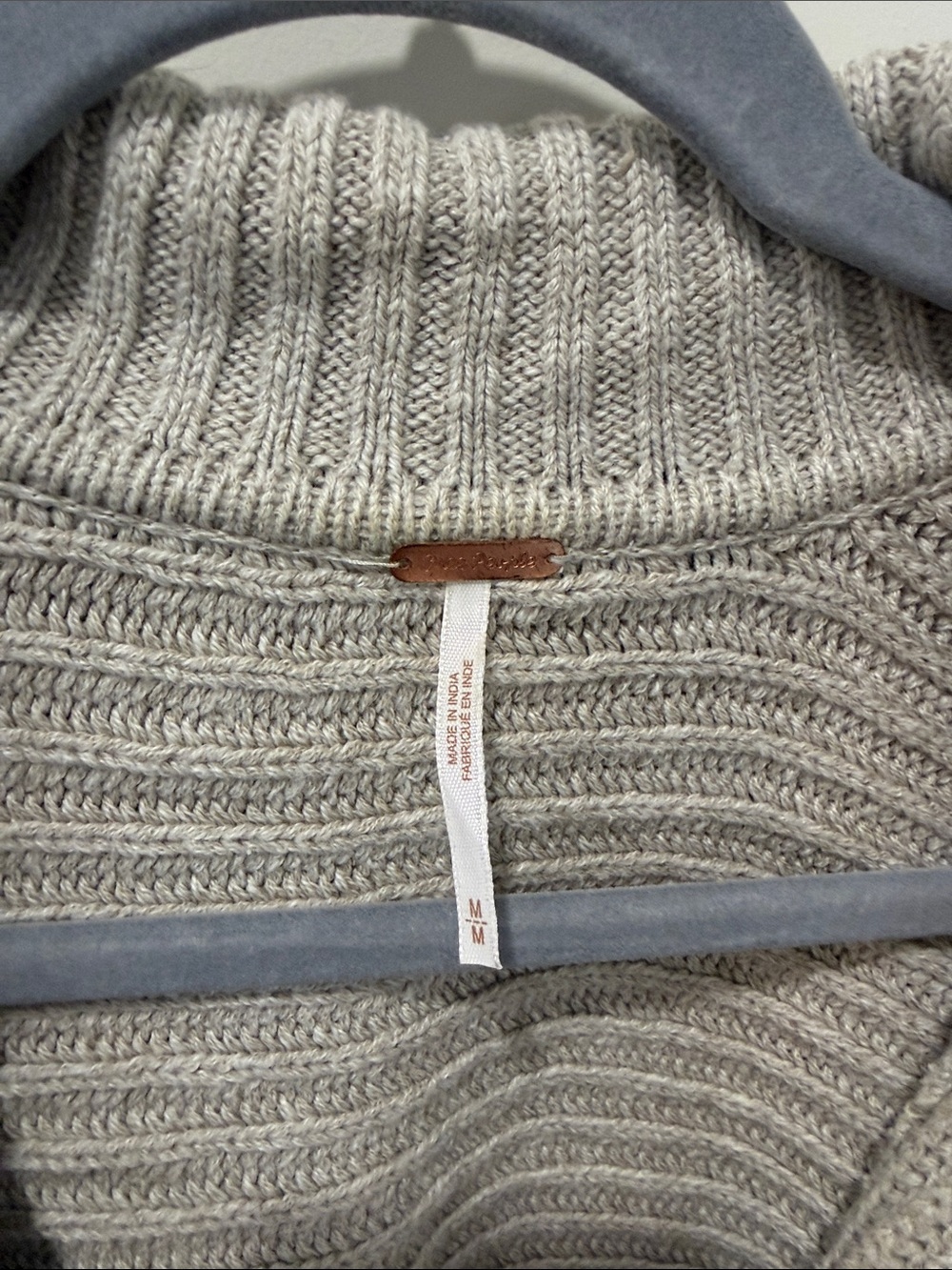 Free People Cozy V-Neck Sweater - Light Gray - Picture 2 of 5